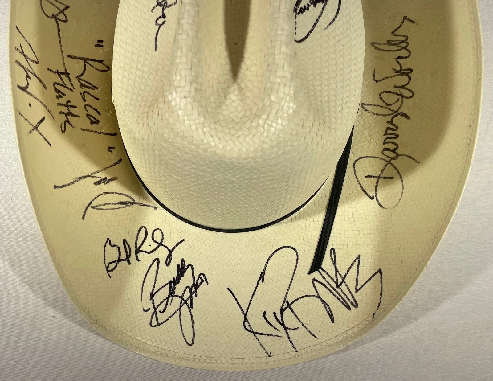 2006 COUNTRY MUSIC AWARDS Signed Cowboy Hat *REBA, ALAN JACKSON, TIM McGRAW* JSA, изображение 3
