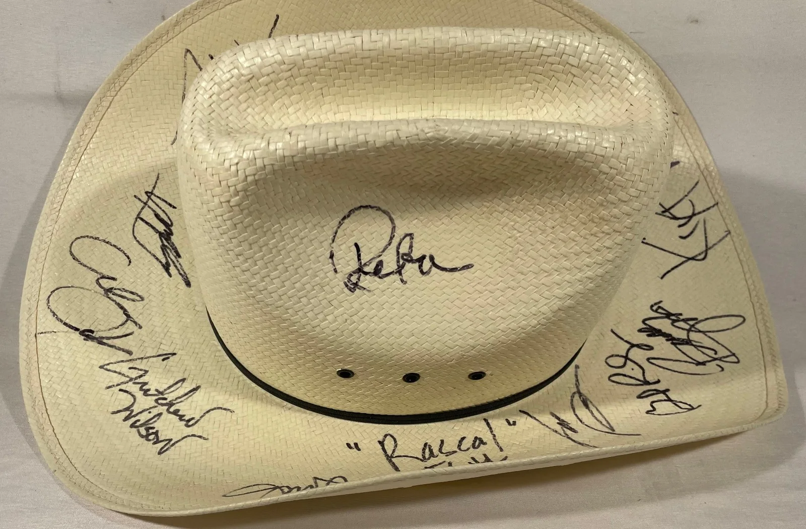 2006 COUNTRY MUSIC AWARDS Signed Cowboy Hat *REBA, ALAN JACKSON, TIM McGRAW* JSA, изображение 4