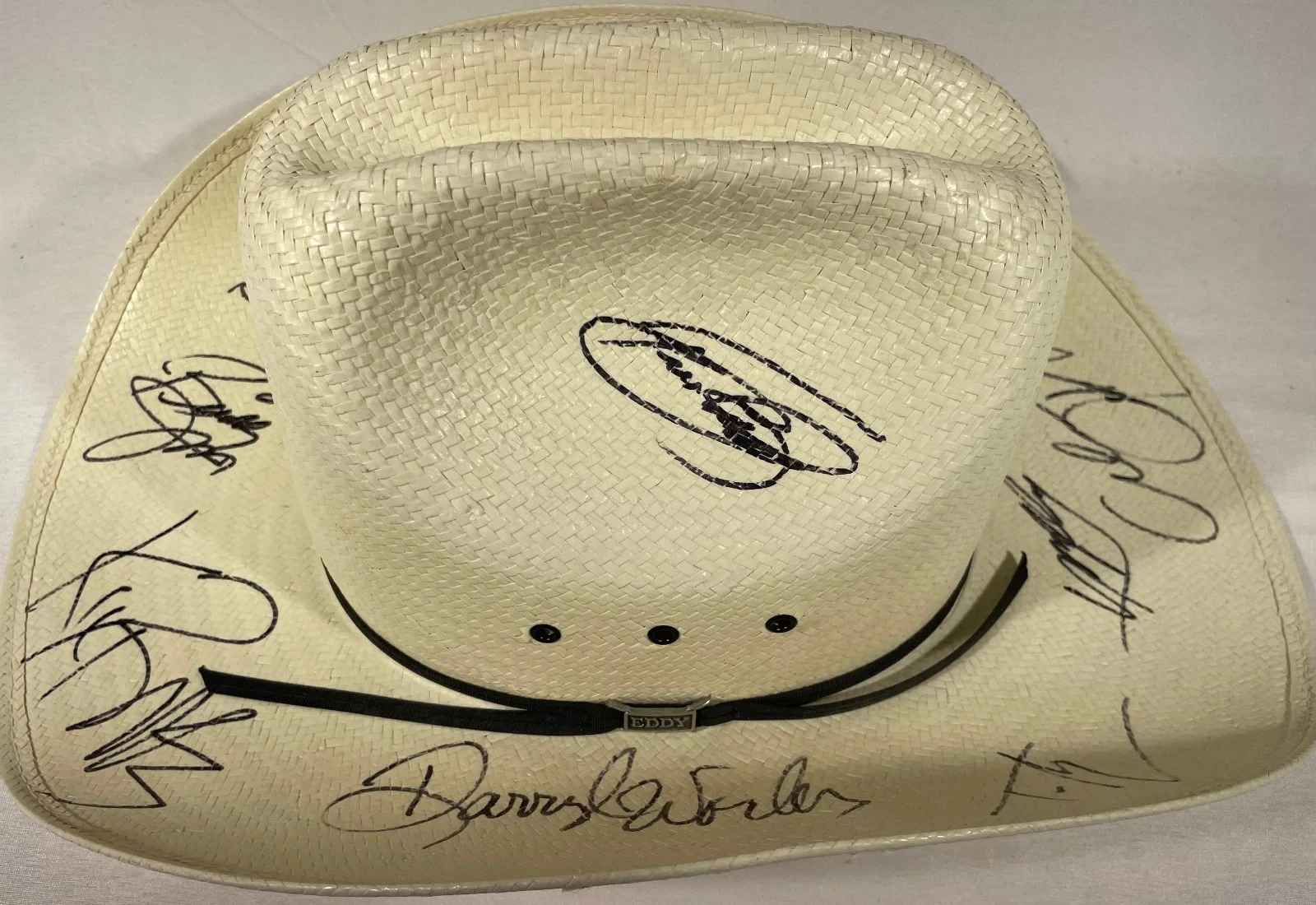 2006 COUNTRY MUSIC AWARDS Signed Cowboy Hat *REBA, ALAN JACKSON, TIM McGRAW* JSA, изображение 5