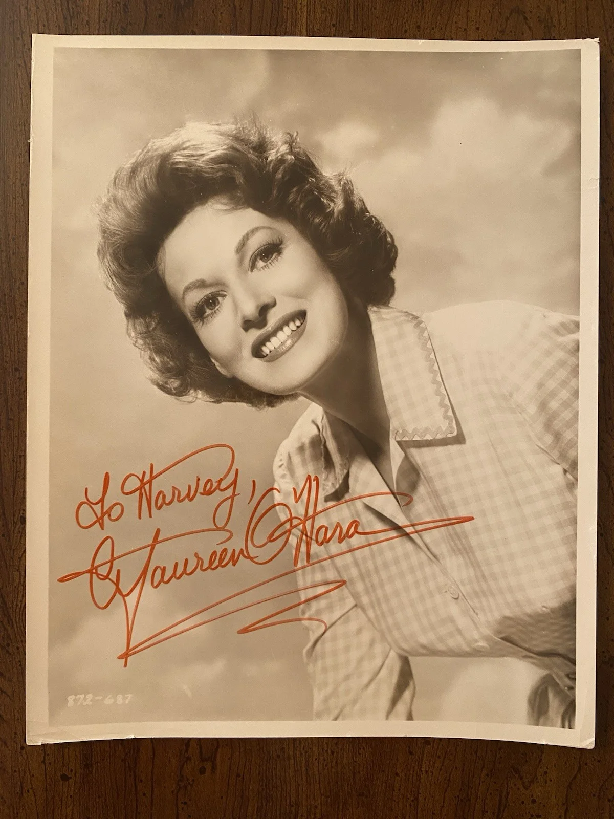 Maureen O’Hara — Maureen O’Hara Signed Autographed Photo With COA The Parent Trap McClintock Etc