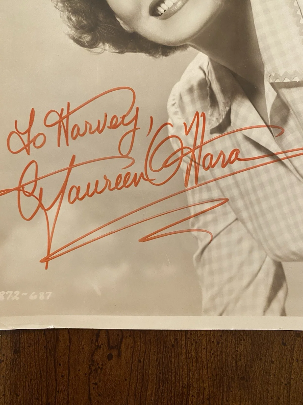 Maureen O’Hara — Maureen O’Hara Signed Autographed Photo With COA The Parent Trap McClintock Etc, image 2