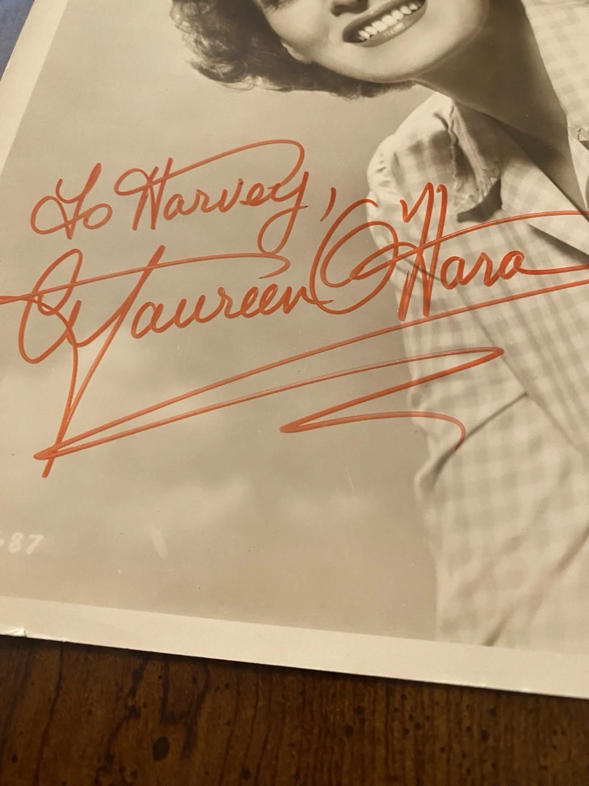 Maureen O’Hara — Maureen O’Hara Signed Autographed Photo With COA The Parent Trap McClintock Etc, image 3