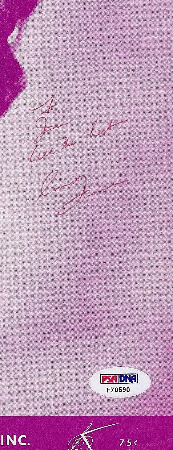 CONNIE FRANCIS — CONNIE FRANCIS HAND SIGNED SHEET MUSIC" EVERYBODY'S SOMEBODY'S" FOOL --PSA COA, image 2