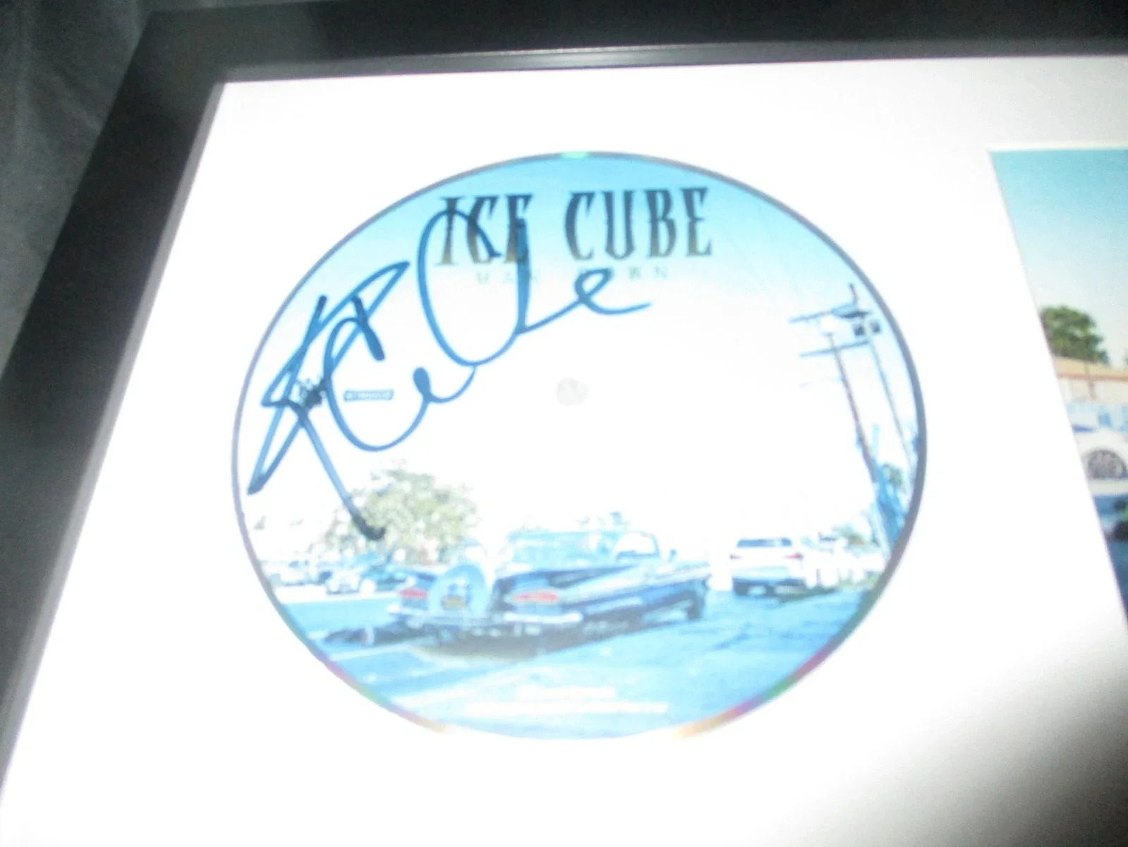 ICE CUBE (NWA) AUTHENTIC AUTOGRAPHED/SIGNED MAN DOWN CD, изображение 5