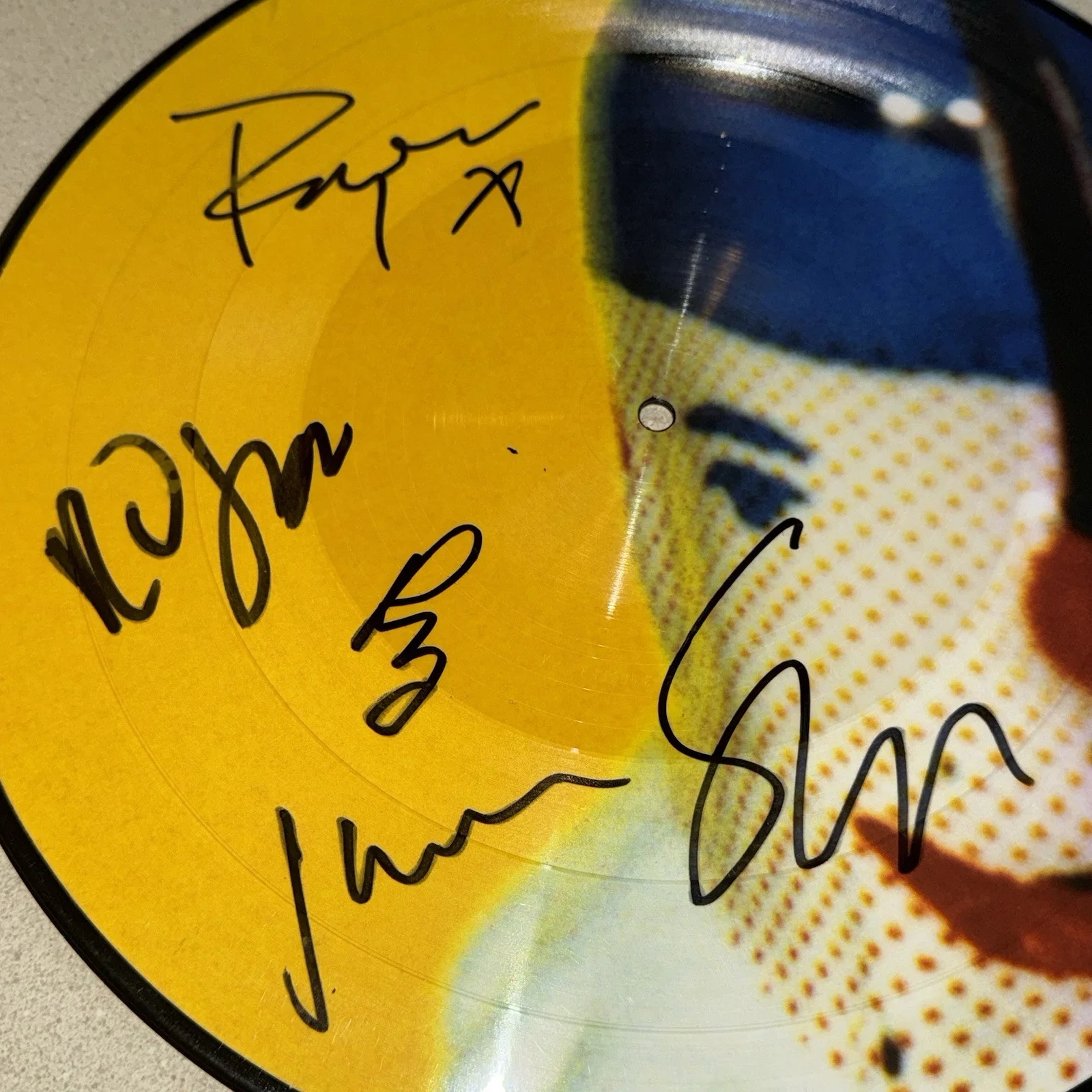 THE CURE GROUP signed autographed WILD MOOD SWINGS VINYL ROBERT SMITH +4 BECKETT, изображение 4