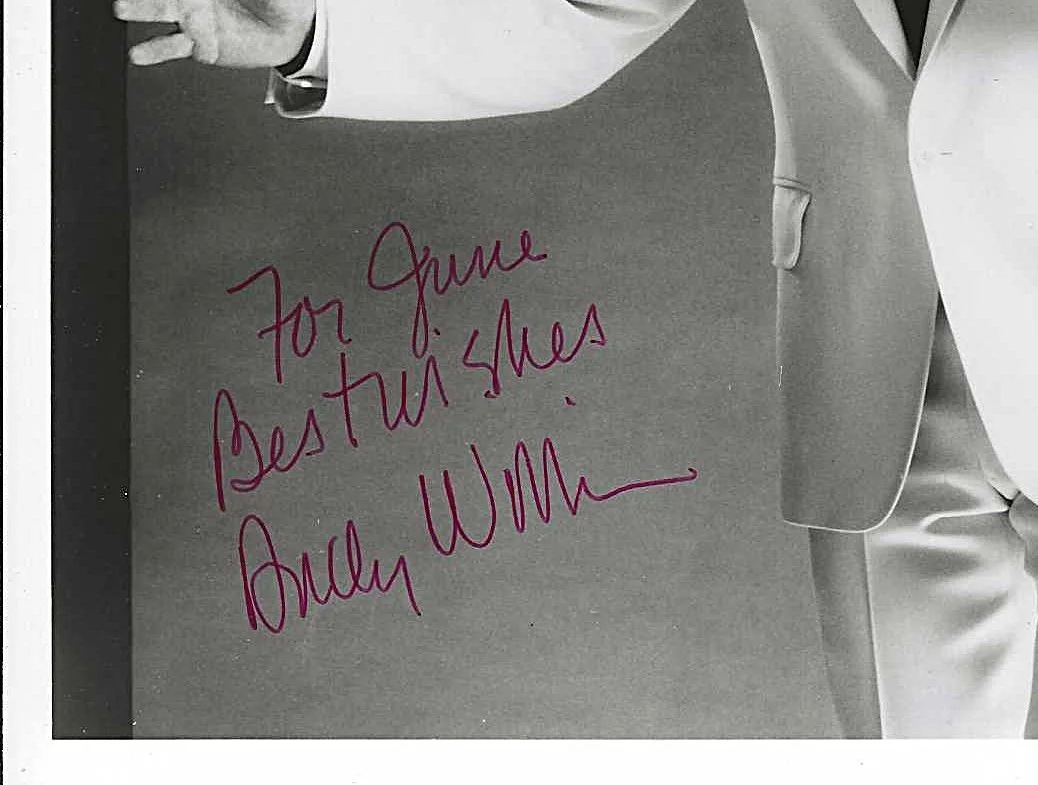 ANDY WILLIAMS — ANDY WILLIAMS SINGER TV HOST HAND SIGNED PHOTO 8x10, image 2