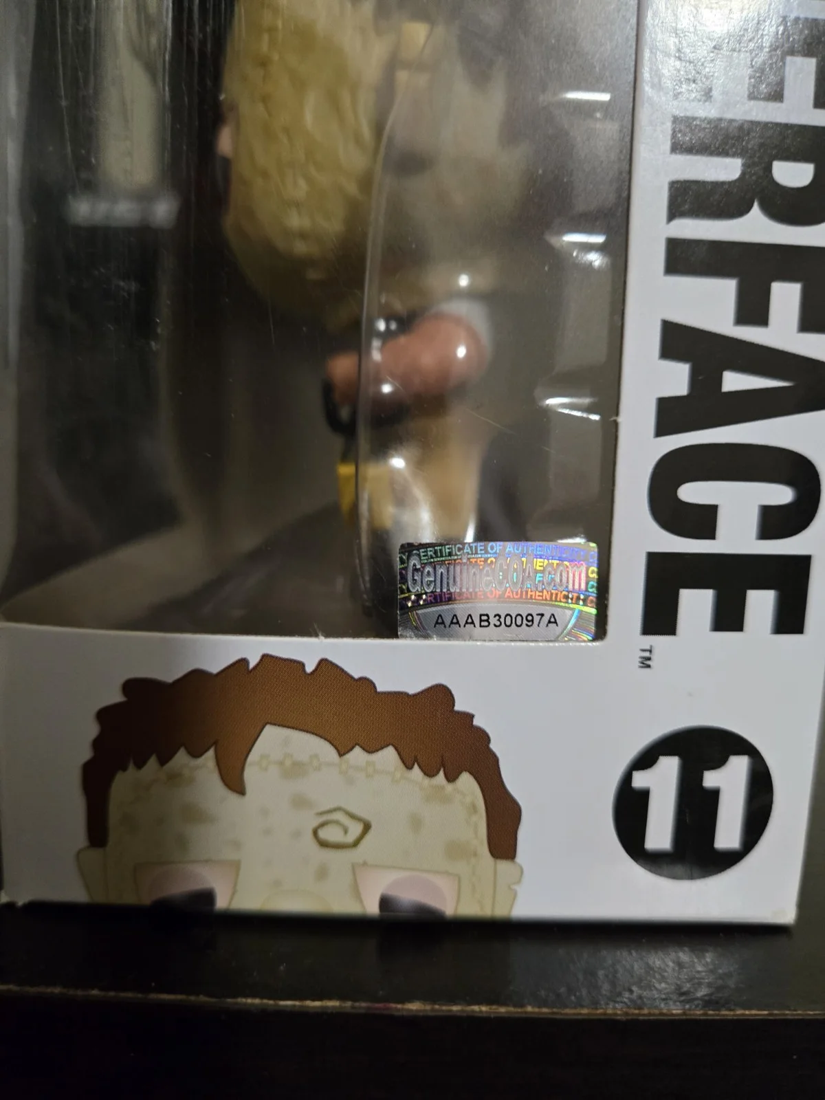 Leatherface Funko Signed by Bill Johnson with Coa Texas Chainsaw, image 4