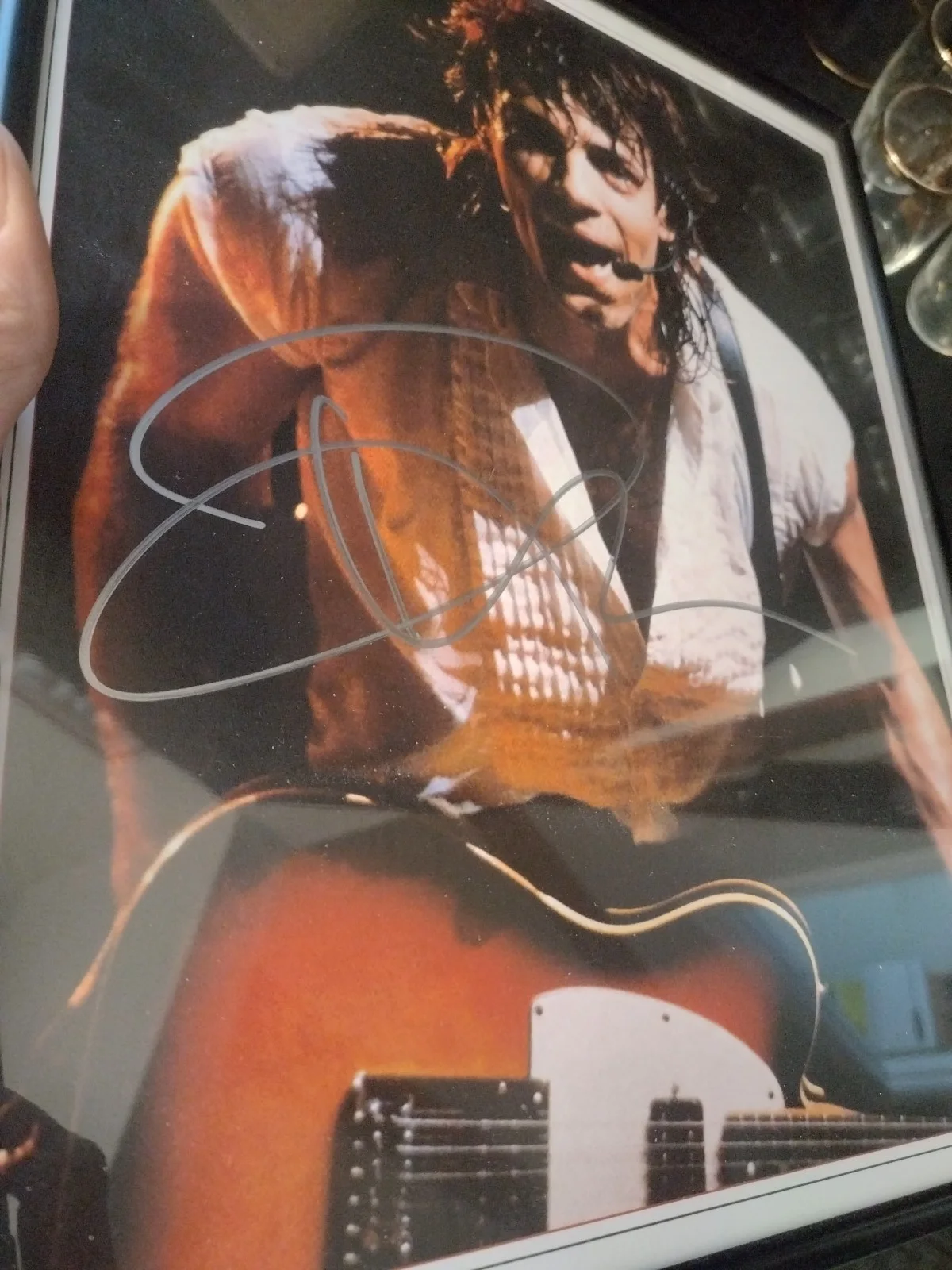 RICK SPRINGFIELD HAND SIGNED AUTOGRAPHED 11x14 Concert Photo Poster 1980s, изображение 5