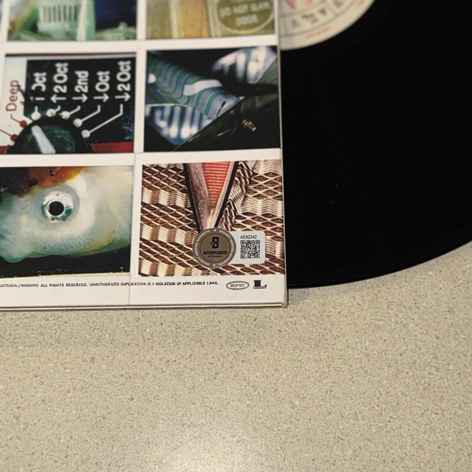 EDDIE VEDDER PEARL JAM signed autographed NO CODE ALBUM PJ BECKETT BAS COA, image 4