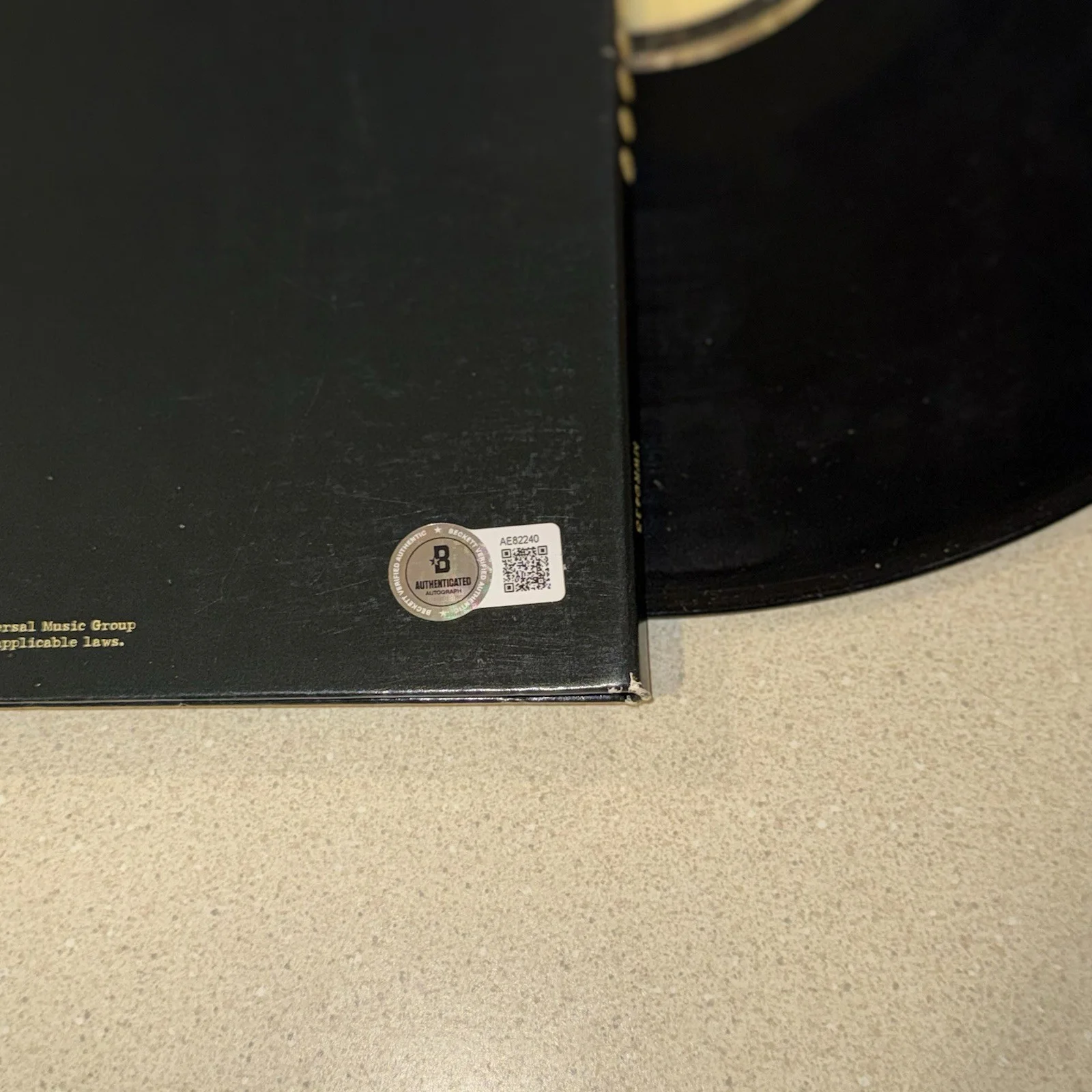 EDDIE VEDDER PEARL JAM signed autographed BACK SPACER ALBUM BECKETT COA, изображение 5