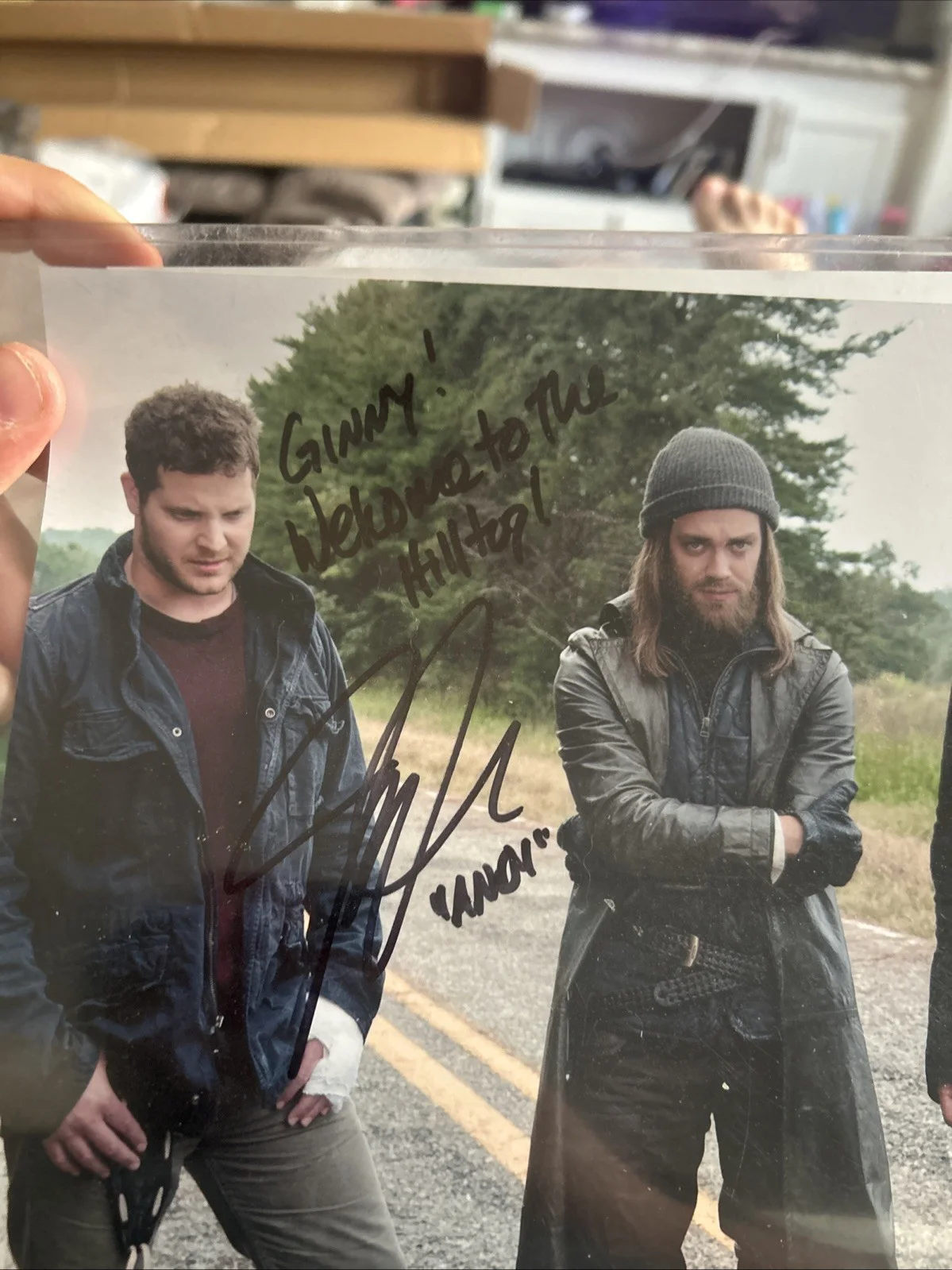 JEREMY PALKO "ANDY" WALKING DEAD AUTOGRAPHED SIGNED PICTURE, image 2