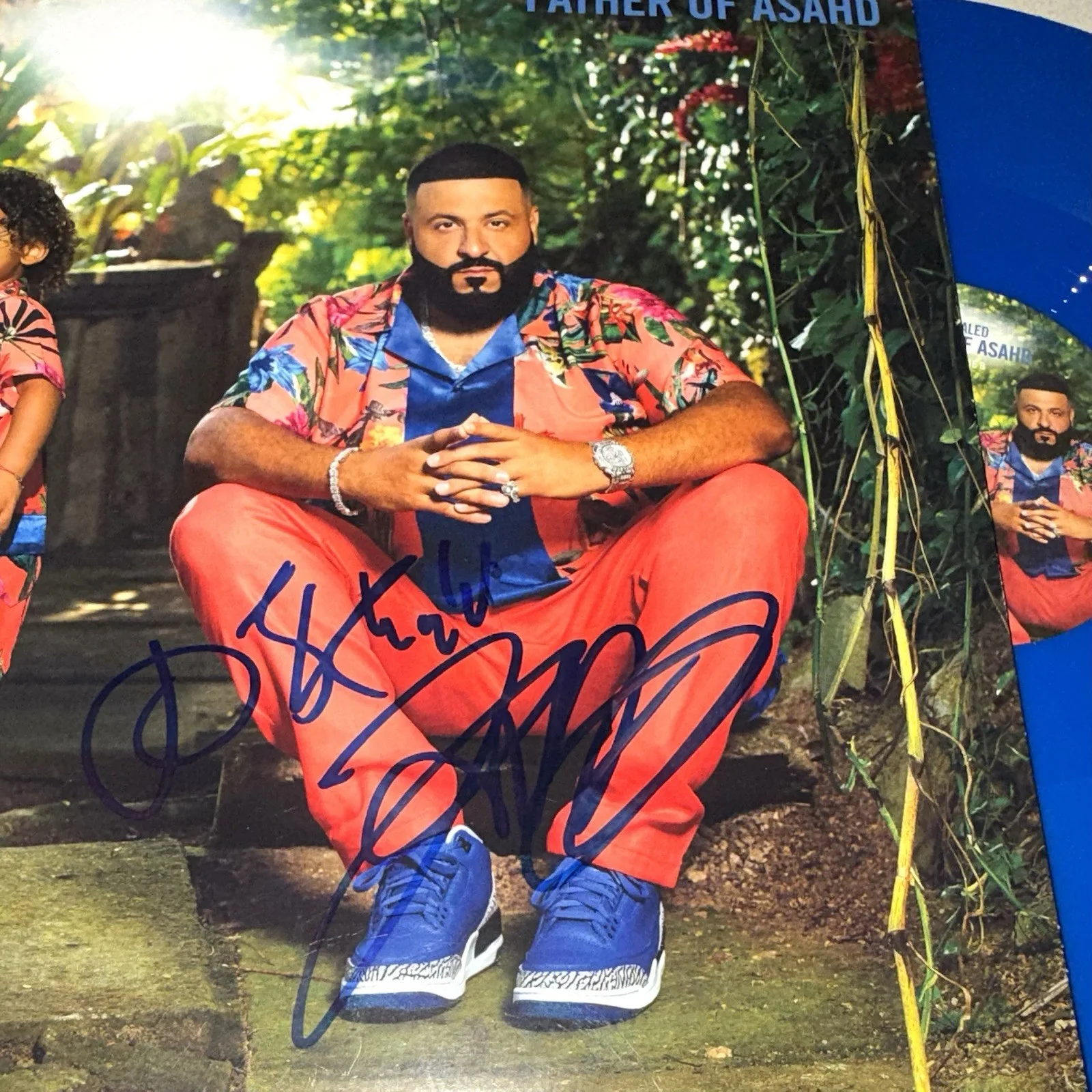 RAPPER DJ KHALED signed autographed FATHER OF ASAHD VINYL BECKETT BAS COA, image 2