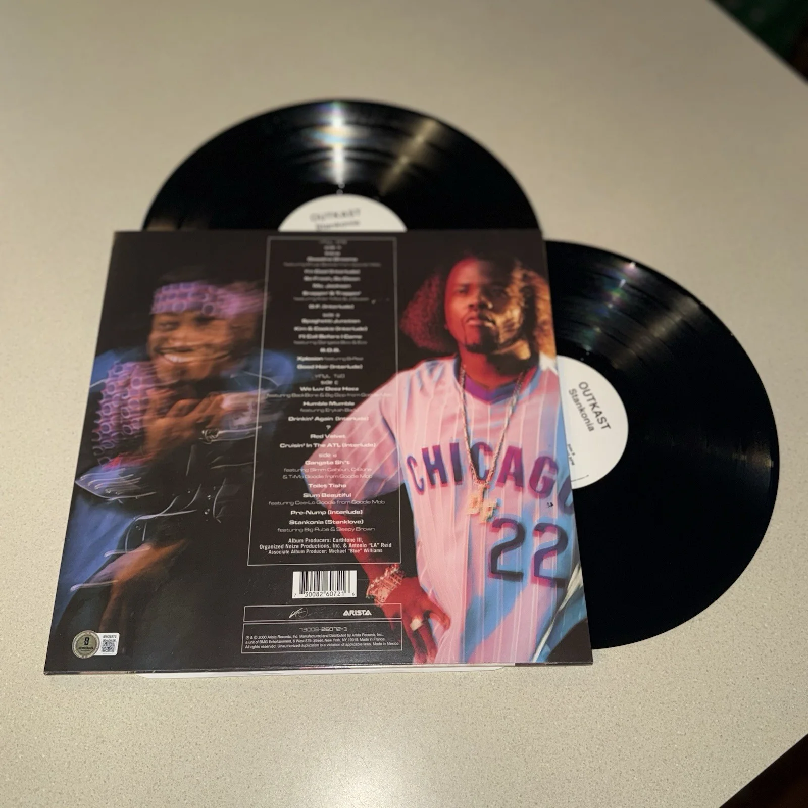 RAPPER BIG BOI OUTKAST signed autographed STANKONIA VINYL BECKETT BAS COA, изображение 2