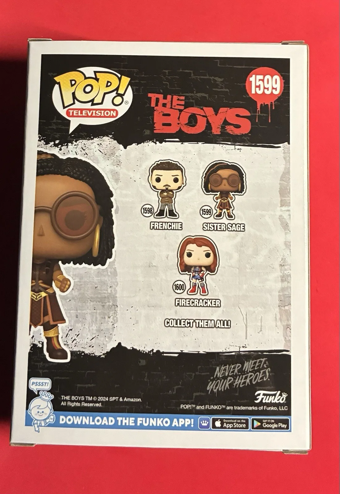 Susan Heyward Signed Sister Sage Funko #1599 JSA The Boys Free Ship/Hardstack, изображение 3