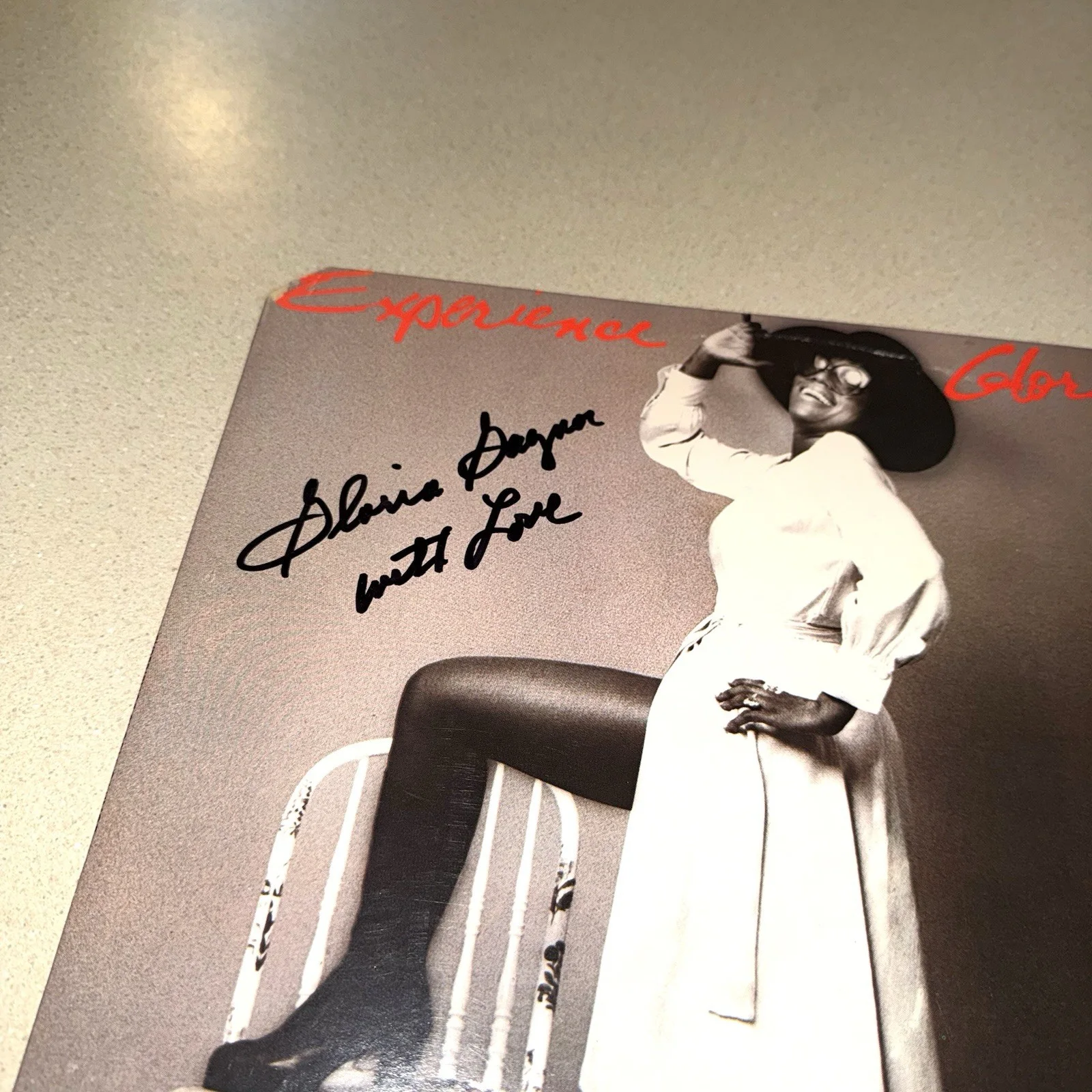 SINGER GLORIA GAYNOR signed autographed EXPERIENCE ALBUM BECKETT BAS COA, image 2
