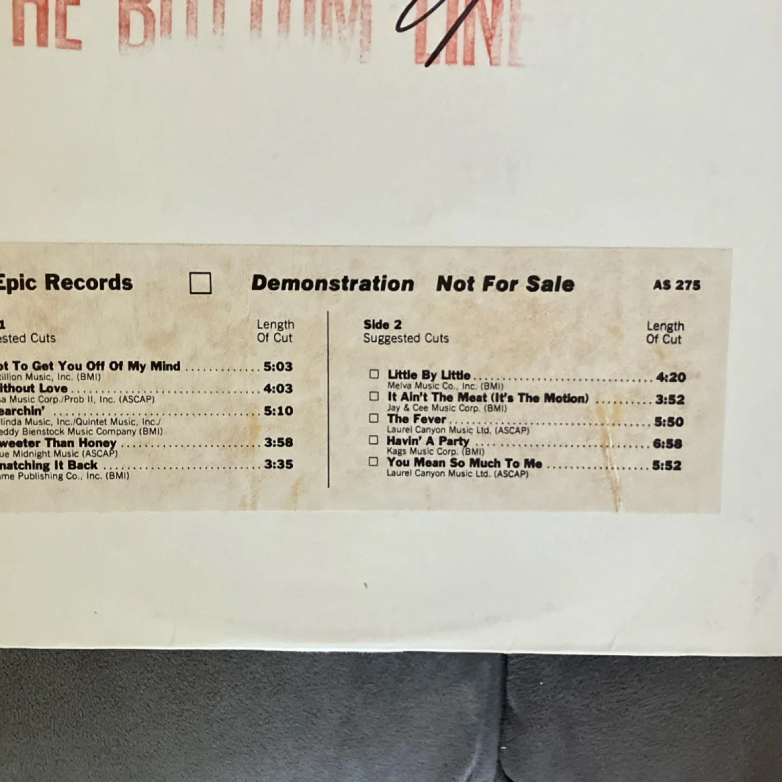 Southside Johnny Asbury Jukes Live at Bottom Line SIGNED/AUTOGRAPH. Springsteen, image 4