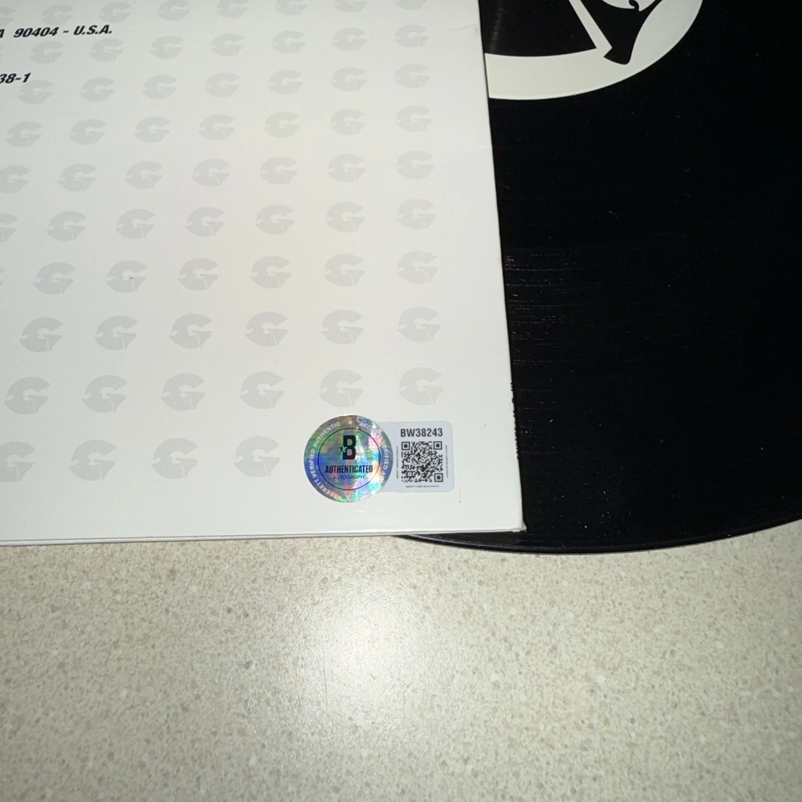 GZA GENIUS WU-TANG CLAN signed autographed "FAME" THE VINYL BECKETT BAS COA, изображение 4