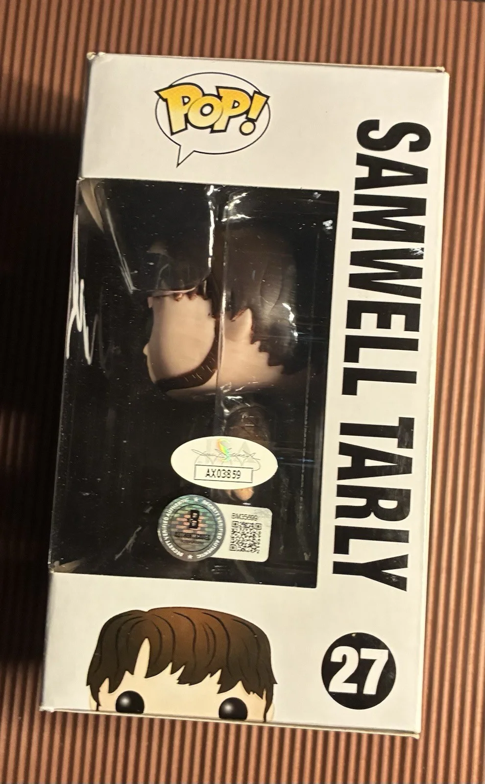 John Bradley ‘Game Of Thrones’Signed Funko ‘Samwell Tarly’ JSA&Beckett Free Ship, изображение 2