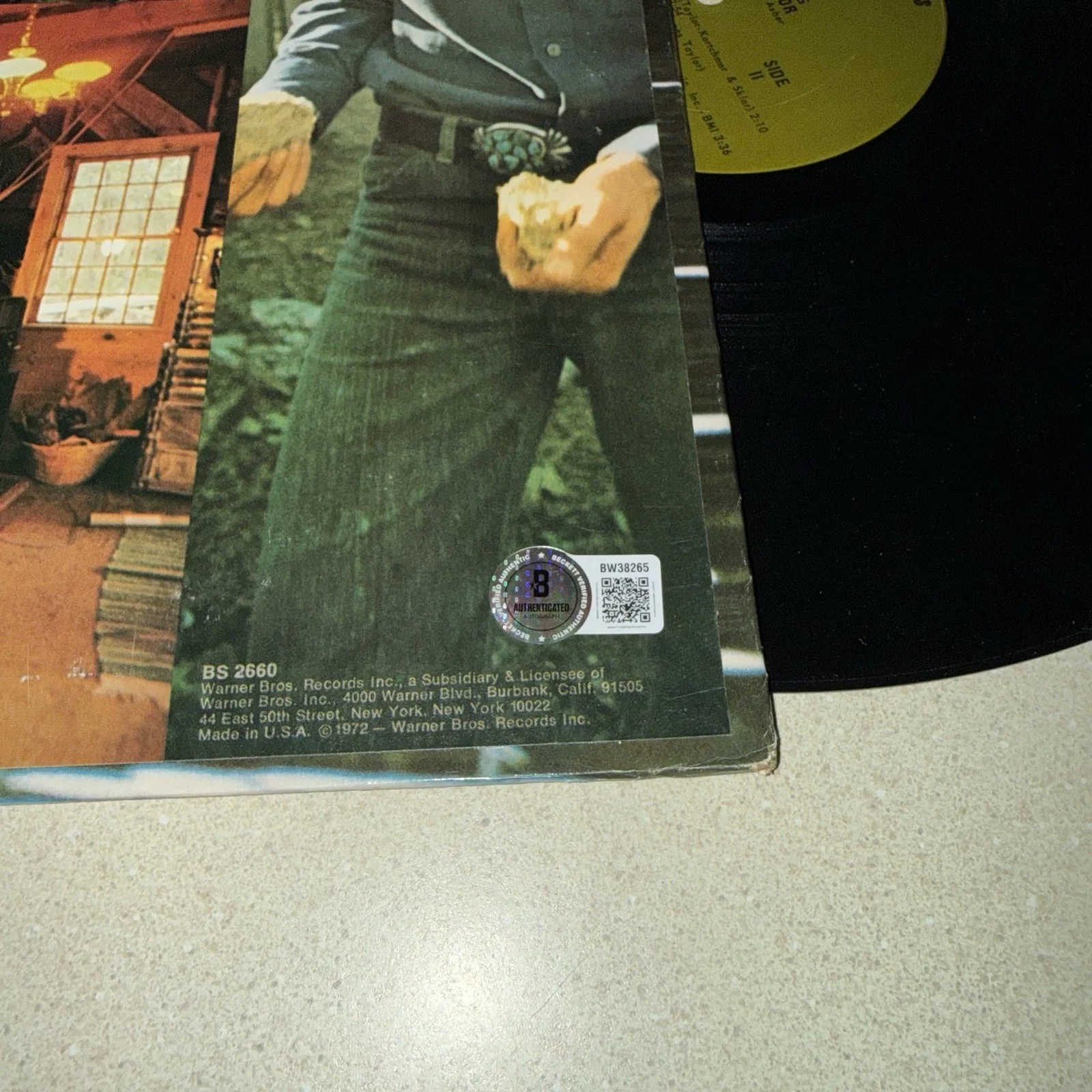 SINGER JAMES TAYLOR signed autographed ONE MAN DOG ALBUM BECKETT BAS COA, image 3