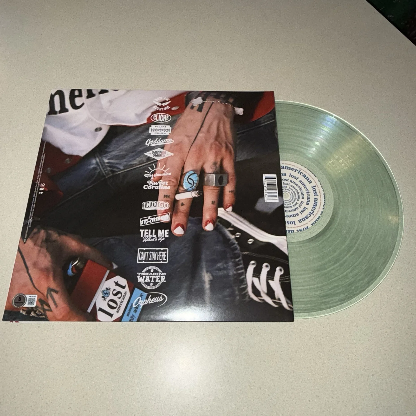 MGK MACHINE GUN KELLY signed autographed LOST AMERICANA VINYL ALBUM BECKETT COA, изображение 3