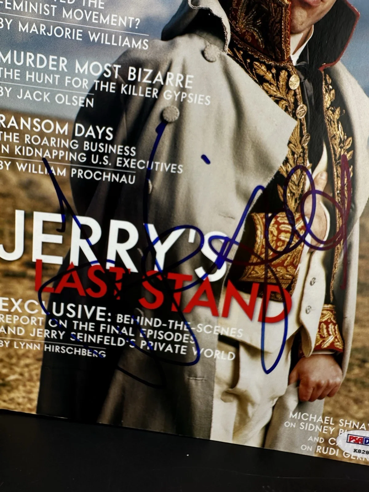 Seinfeld — Jerry Seinfeld Autographed Signed Vanity Fair Magazine PSA/DNA LEGEND, image 2
