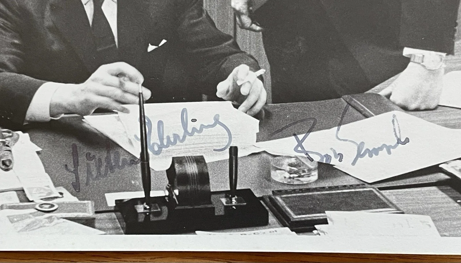 Swedish Conductor & Pianist Sixten Ehrling Autograph Photo To Symphony Manager, изображение 2