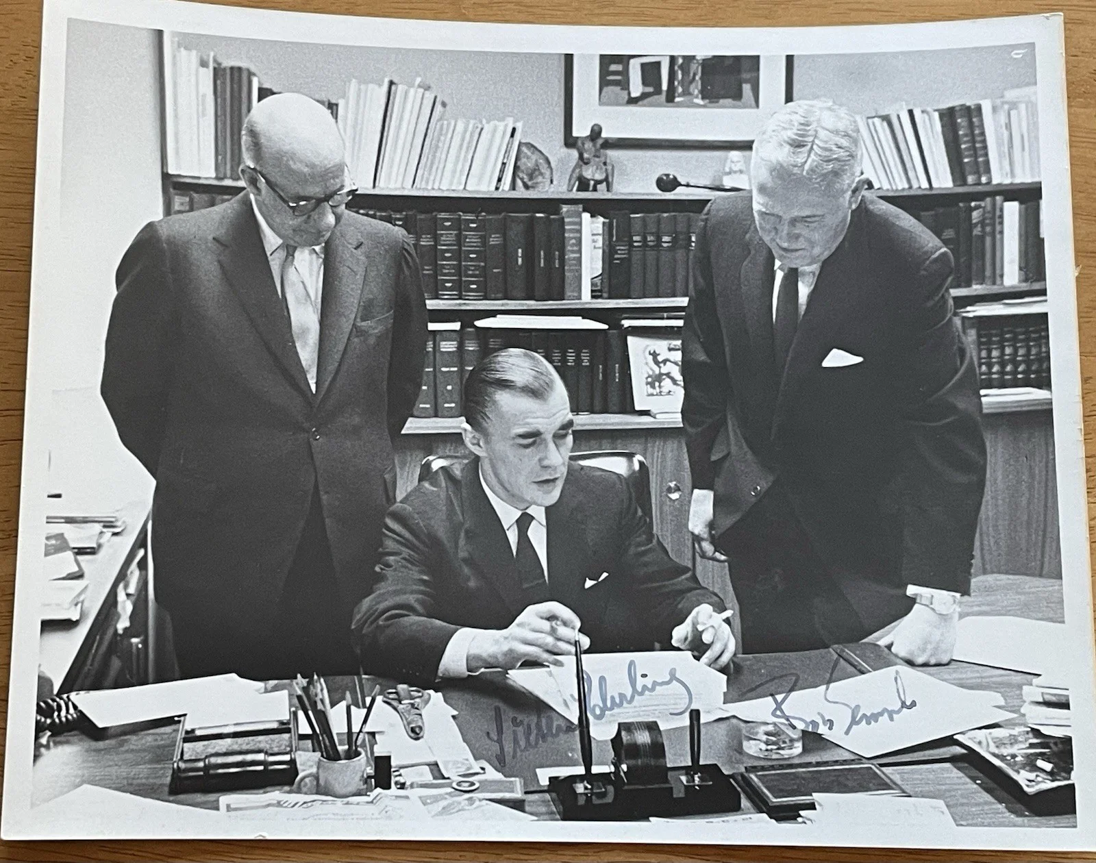 Swedish Conductor & Pianist Sixten Ehrling Autograph Photo To Symphony Manager, изображение 3