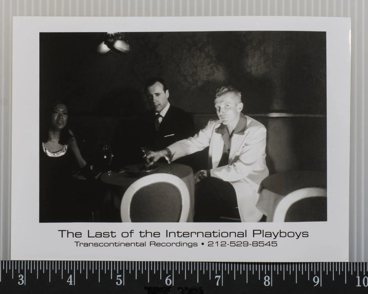 The Last Of The International Playboys Autograph Signed Note w/ Promo Photo, изображение 2