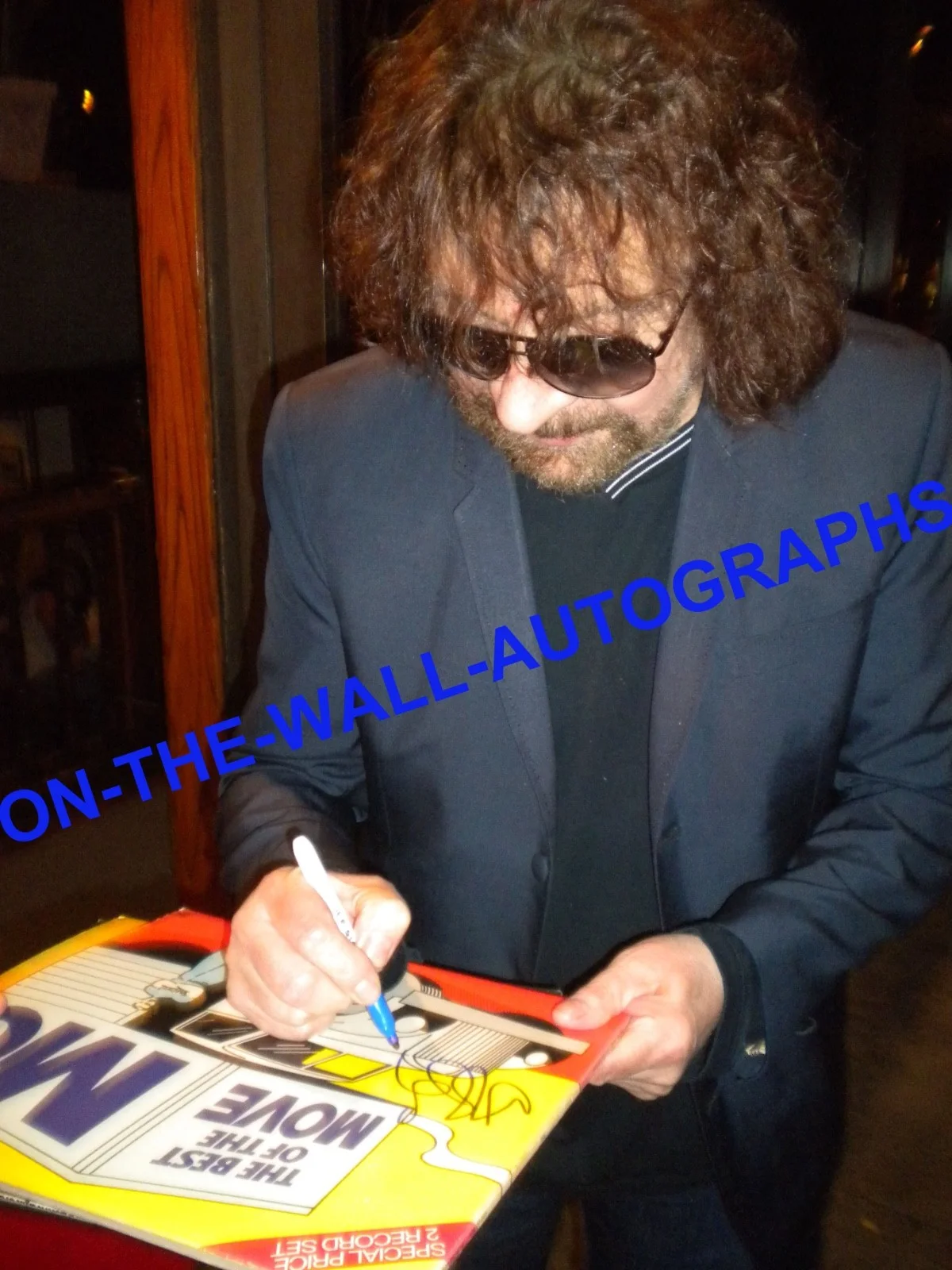 JEFF LYNNE ELO HAND SIGNED AUTOGRAPHED ELECTRIC GUITAR! RARE WITH PROOF + C.O.A., изображение 3