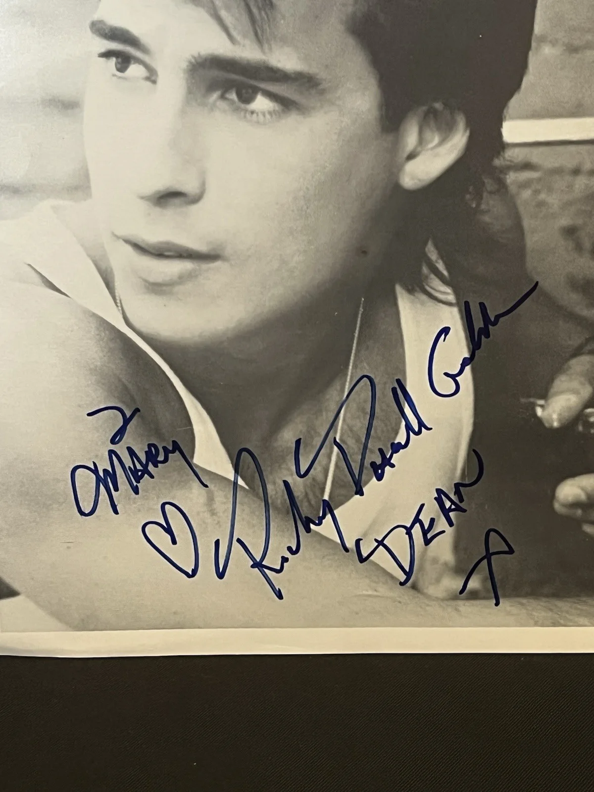 Rickey Paull Goldin — 1991 TV Soap Actor Rickey Paull Goldin Original Autograph, image 2