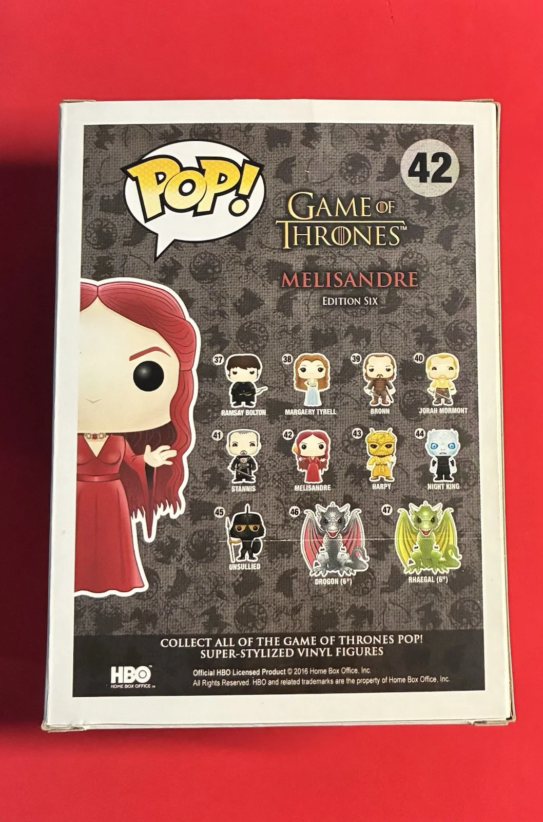 Carice Van Houten signedFunko Melisandre Game of Thrones JSA Free Ship/Hardstack, image 3