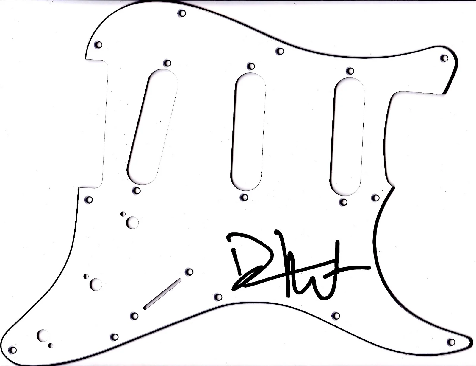 DAVE MATTHEWS DMB HAND SIGNED AUTOGRAPHED ELECTRIC GUITAR! WITH PROOF +C.O.A., image 2