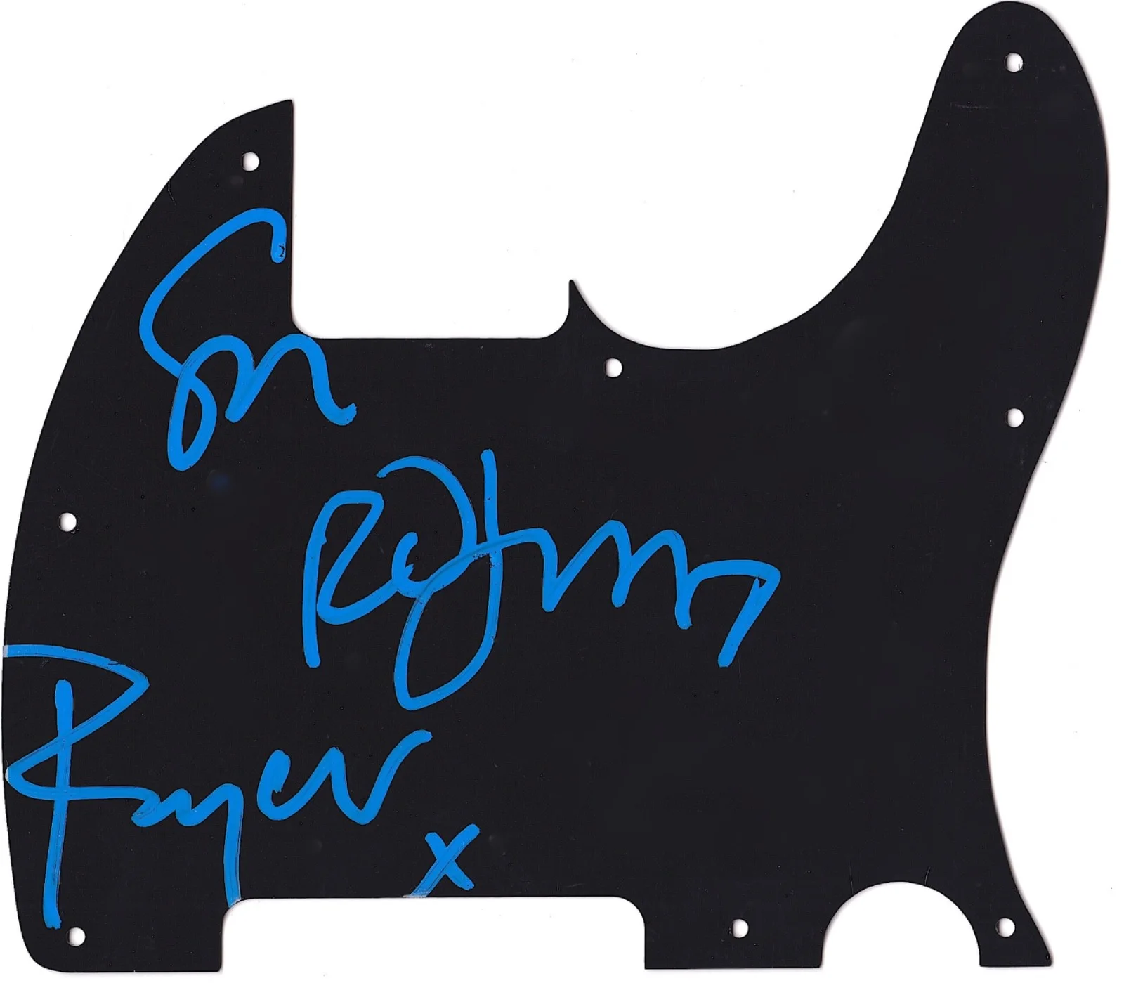 THE CURE HAND SIGNED AUTOGRAPHED ELECTRIC GUITAR BY 3! RARE W/ EXACT PROOF +JSA!, изображение 2
