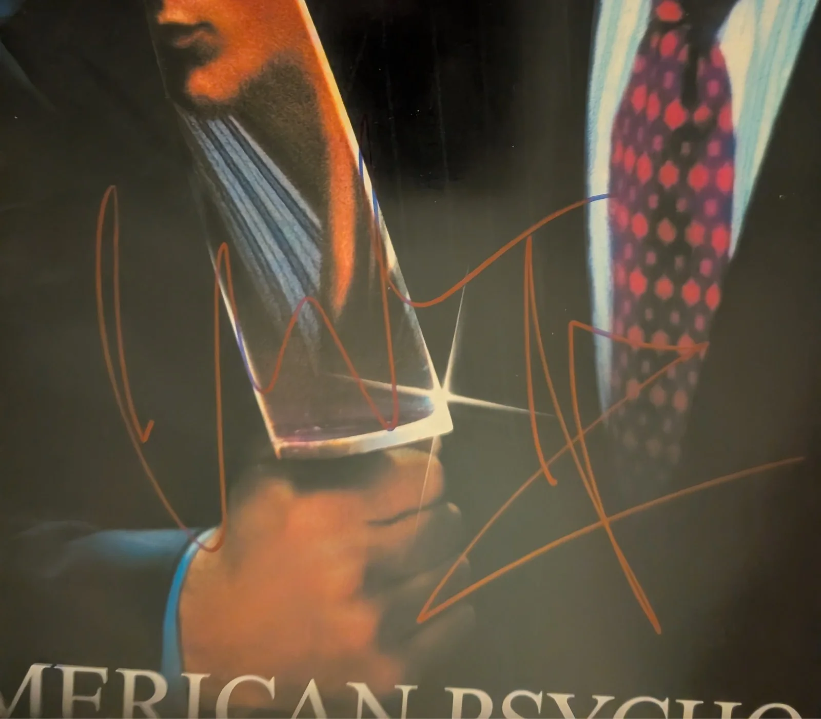 Christian Bale — CHRISTIAN BALE signed autograph AMERICAN PSYCHO 11x17 poster, image 2