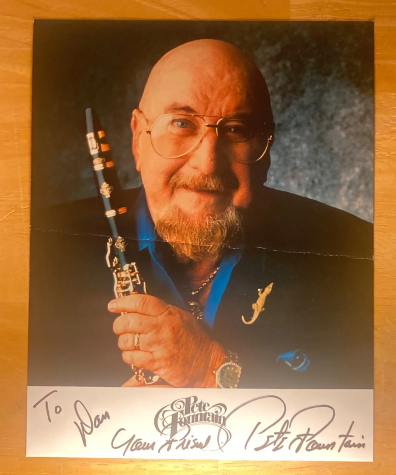 Hand SIGNED Pete Fountain 8x10 Photo - Jazz Clarinet Musician Legend !!, изображение 2