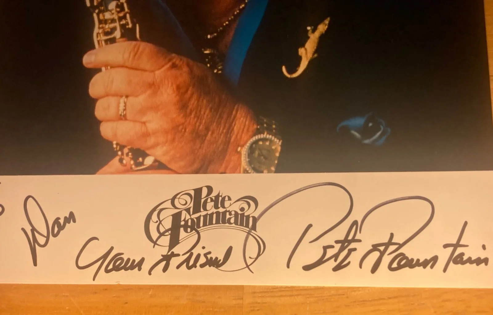 Hand SIGNED Pete Fountain 8x10 Photo - Jazz Clarinet Musician Legend !!, изображение 3
