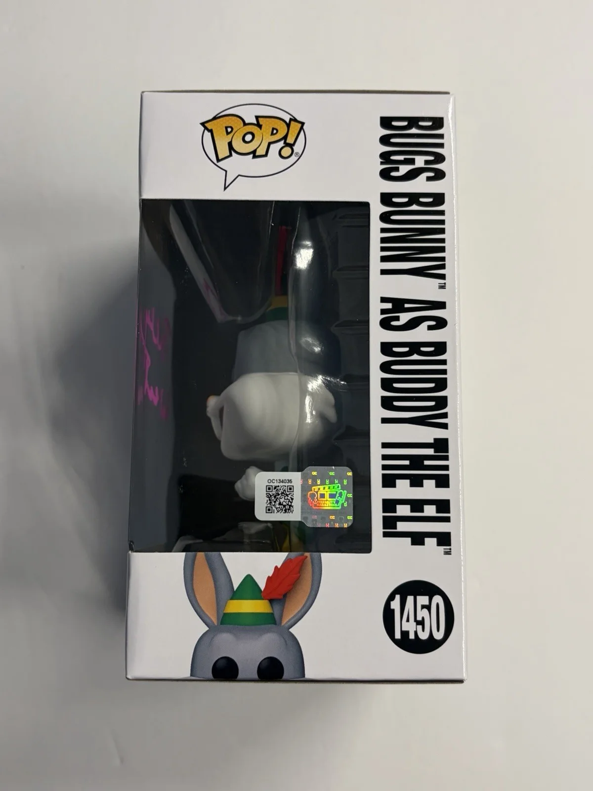 Billy West — Billy West Bugs Bunny as Buddy The Elf Signed Funko Pop Autographed OCCM COA, image 2