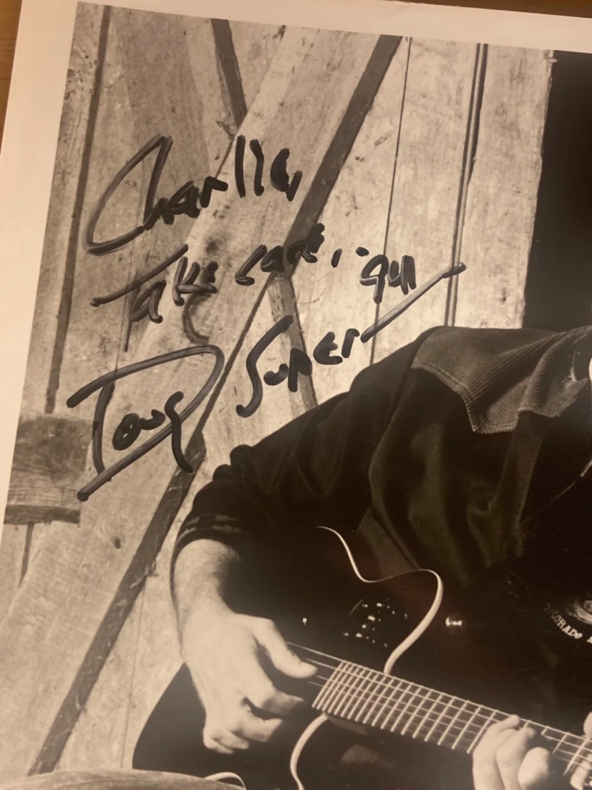 Hand SIGNED Doug Supernaw 8x10 Vintage Agency Press Photo (BNA) Country Music, изображение 3