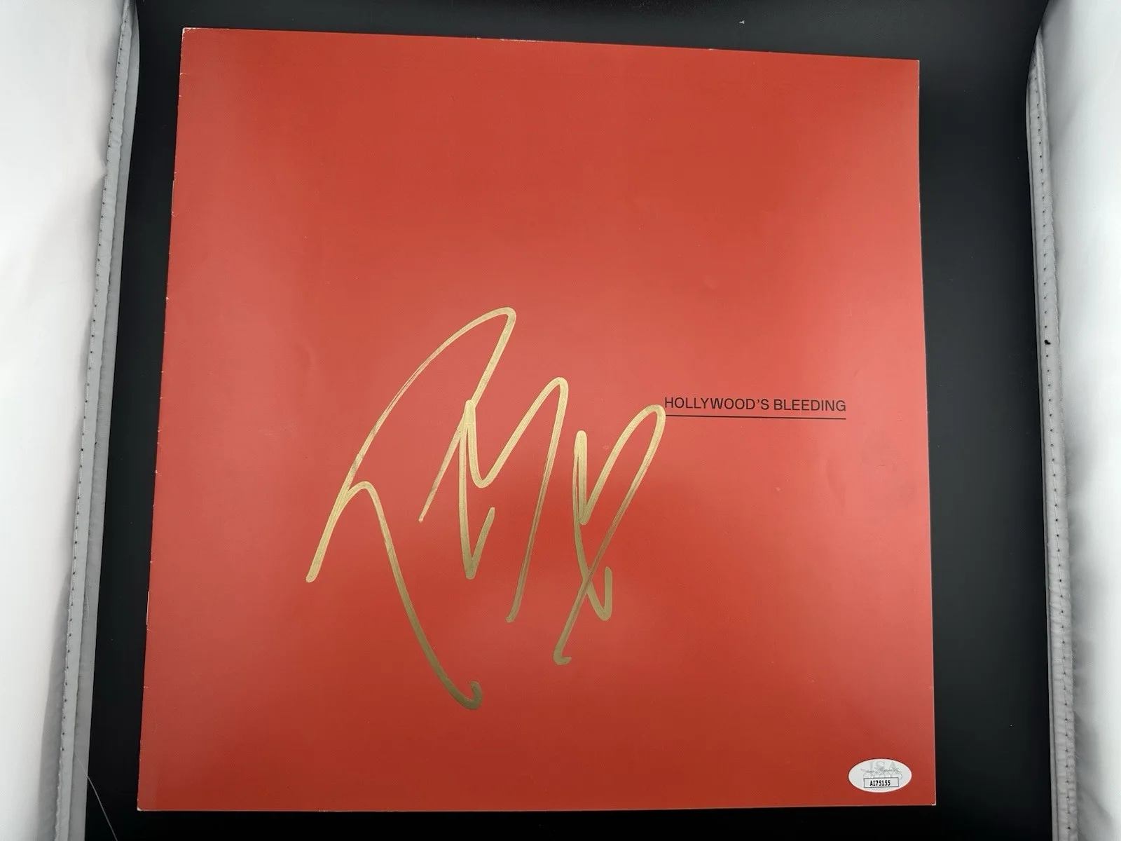 Post Malone Signed Autographed Hollywood’s Bleeding Album Insert JSA COA, image 2