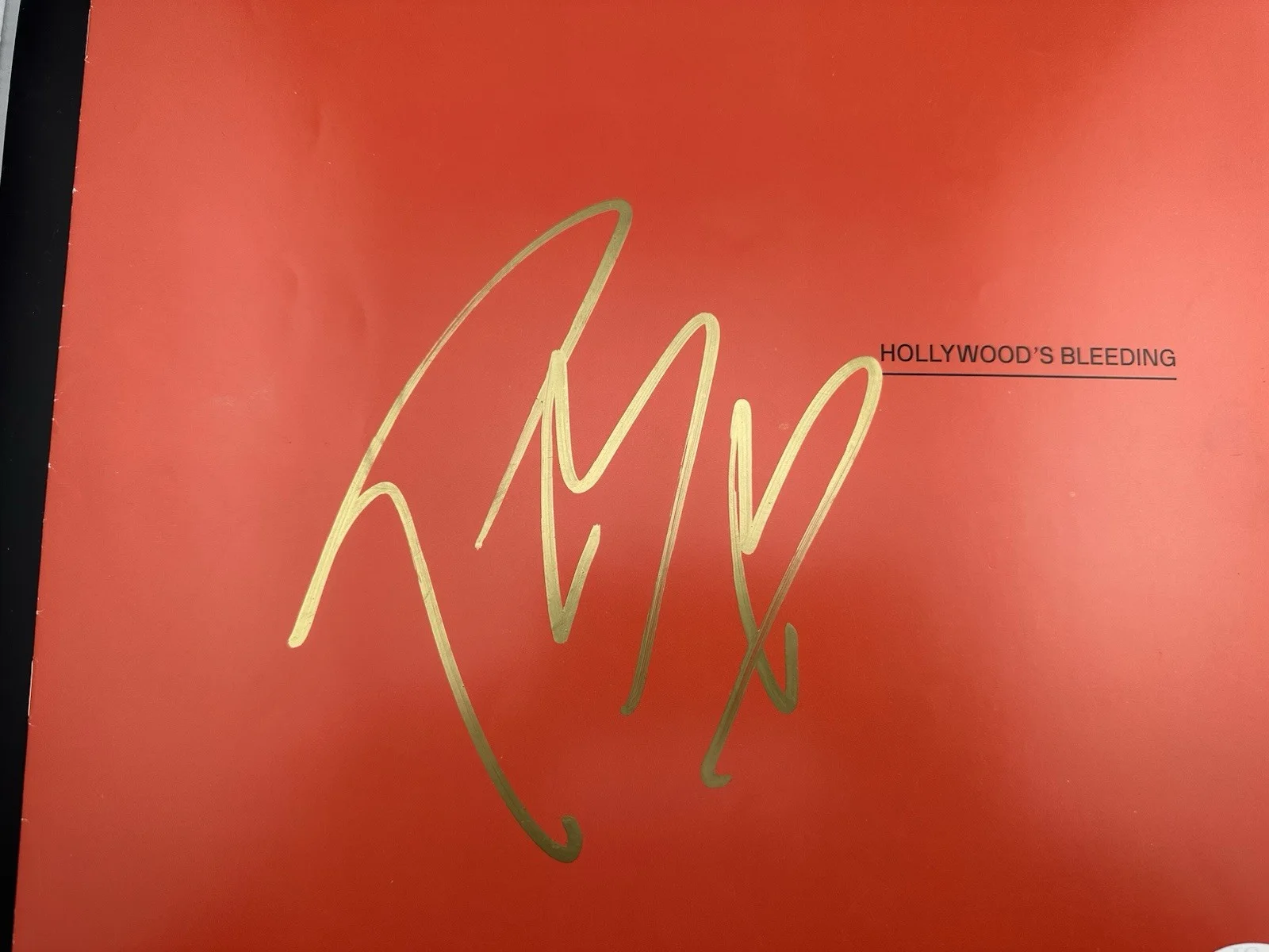 Post Malone Signed Autographed Hollywood’s Bleeding Album Insert JSA COA, image 3