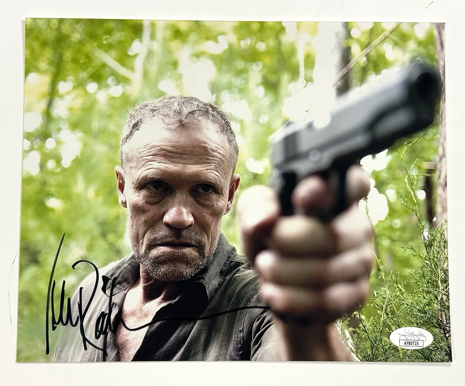 Michael Rooker — Michael Rooker Merle Dixon The Walking Dead Signed 8x10 Photo JSA COA Galaxy