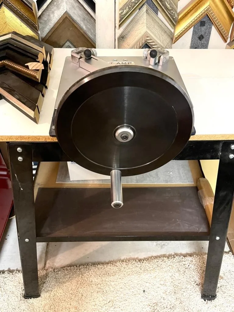 ITW AMP MITRE-DISK SANDER FOR YOUR FRAME SHOP TRUE YOUR MITRE CUTS "GREAT TOOL", image 4
