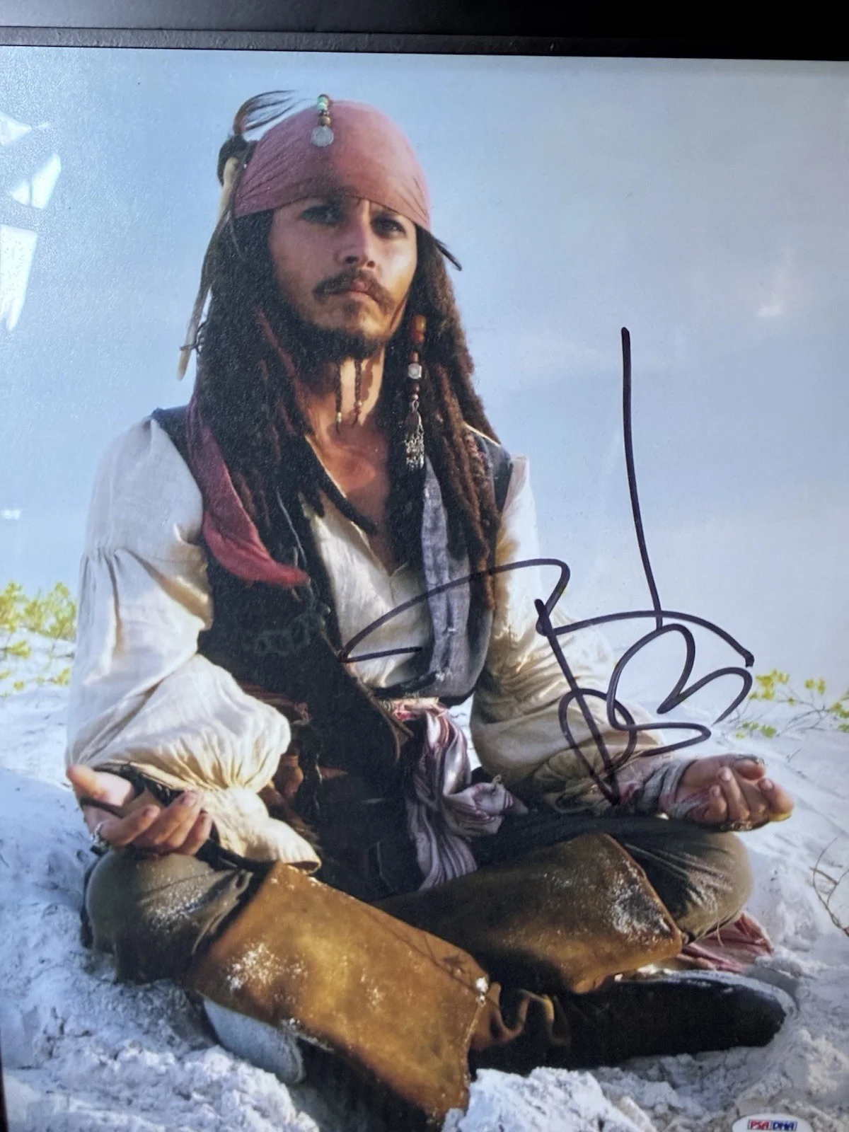 Johnny Depp 11x14 Psa Pirates Of The Carribbean Photo, изображение 3