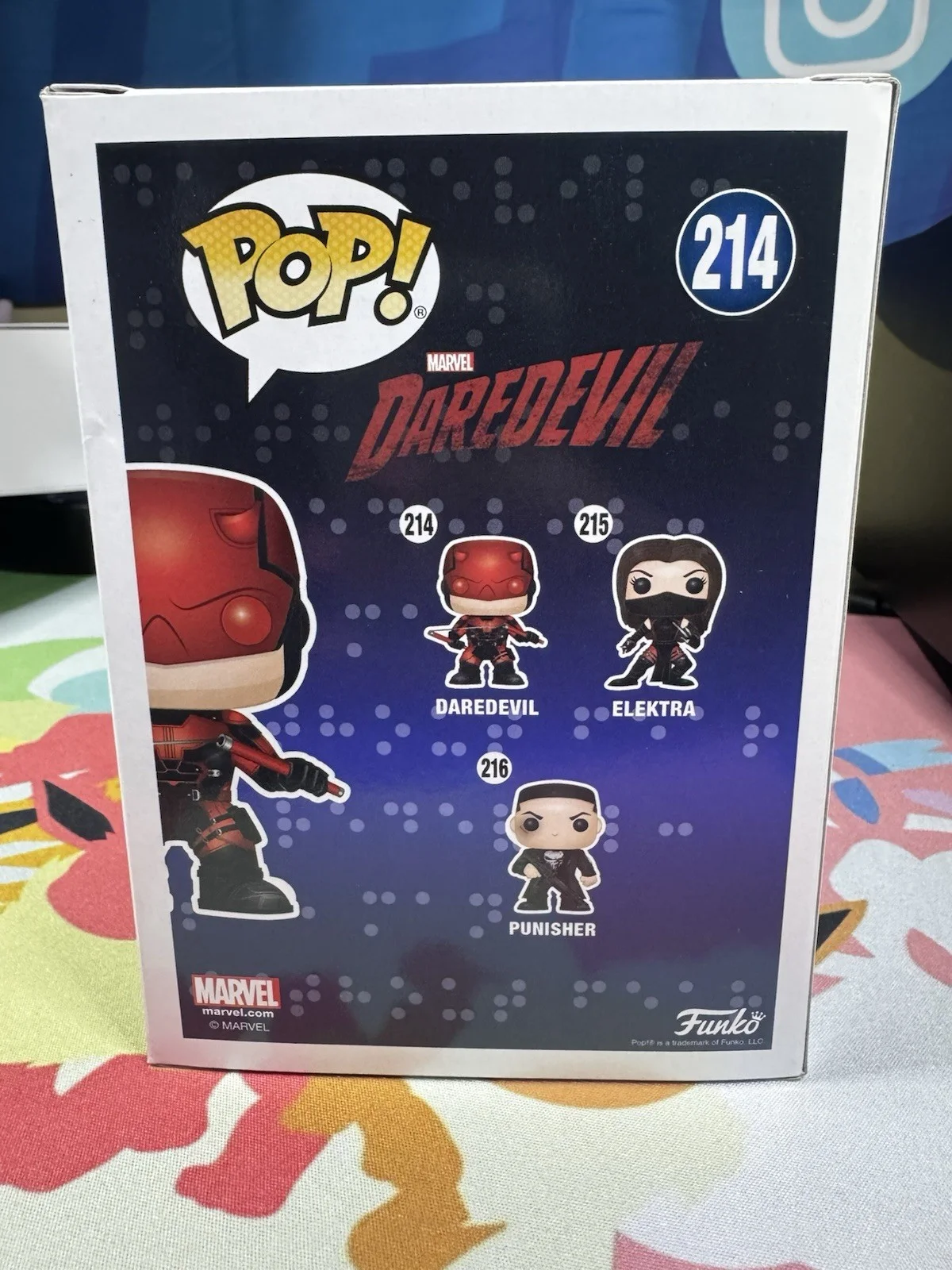Charlie Cox Autographed Marvel "Daredevil" Funko Pop JSA Authenticated, image 3
