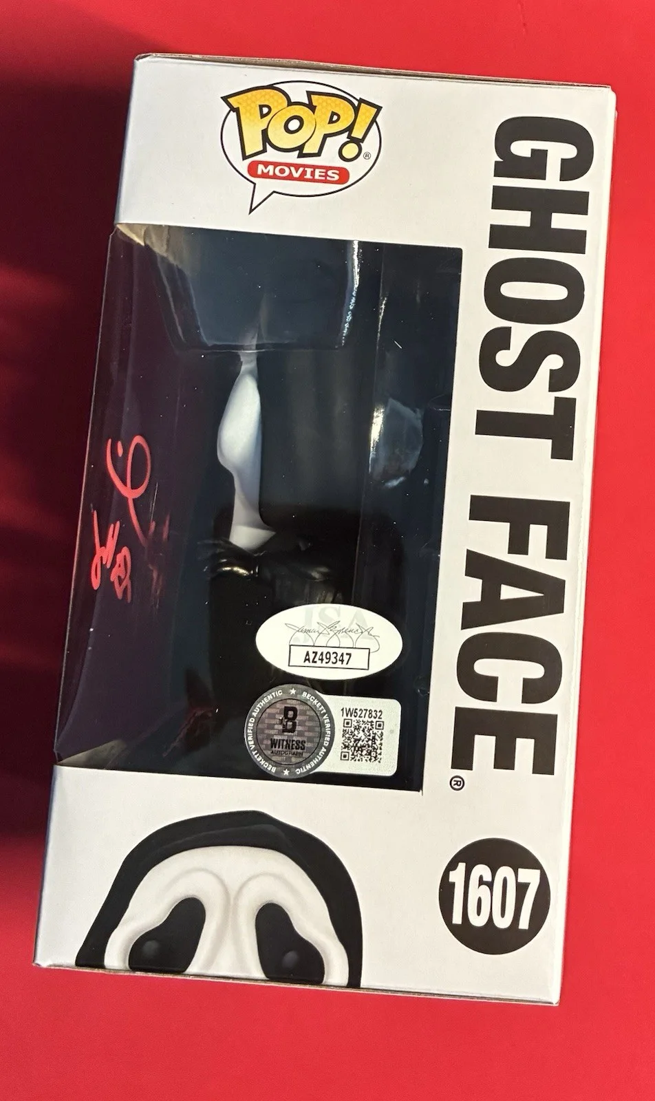 Matthew Lillard — Lillard/Ulrich Signed Ghost Face Funko Scream JSA/Beckett - Must See Photos, изображение 2