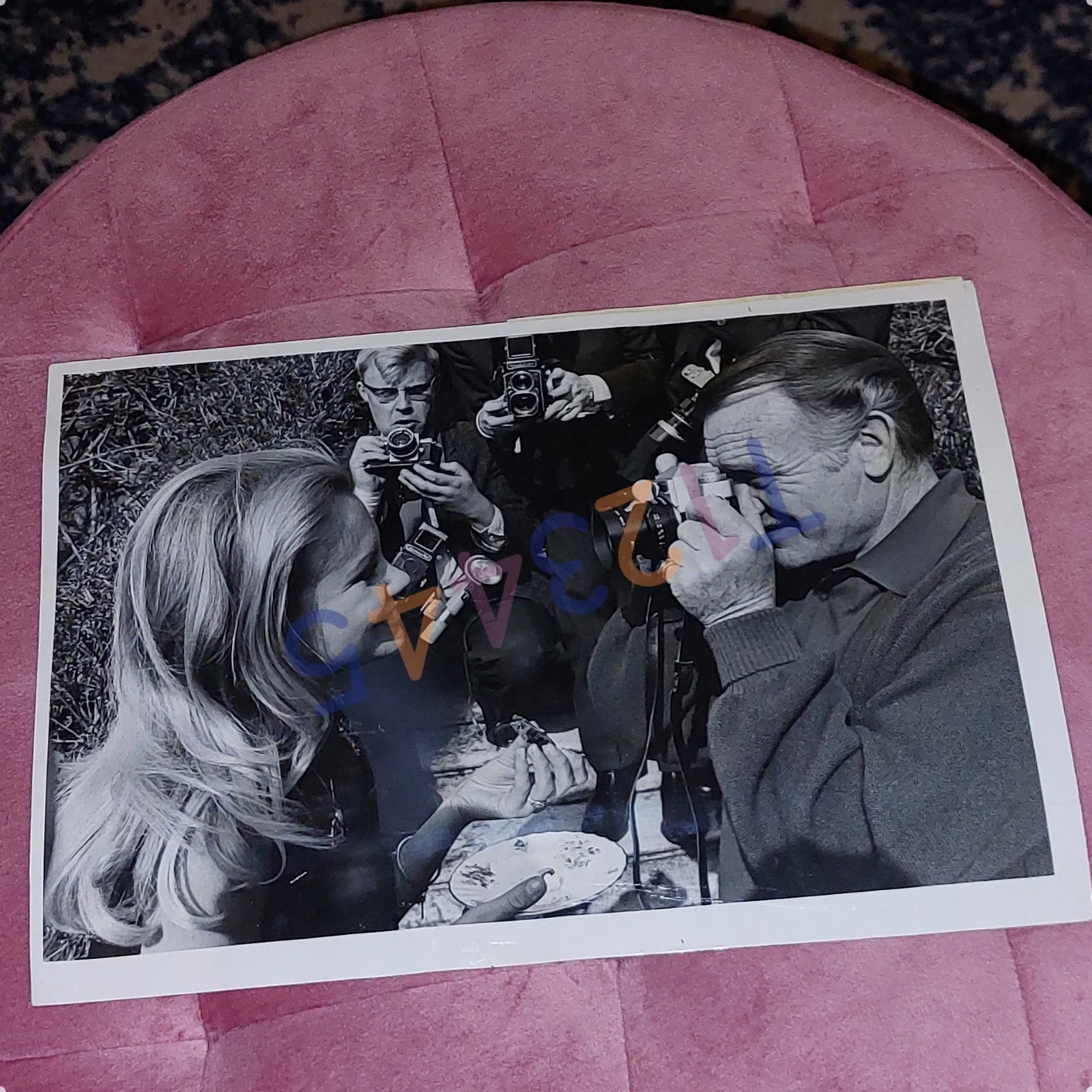 Hayley Mills & John Mills 1967 Original Press Photo - 21st Birthday Party AP, изображение 2