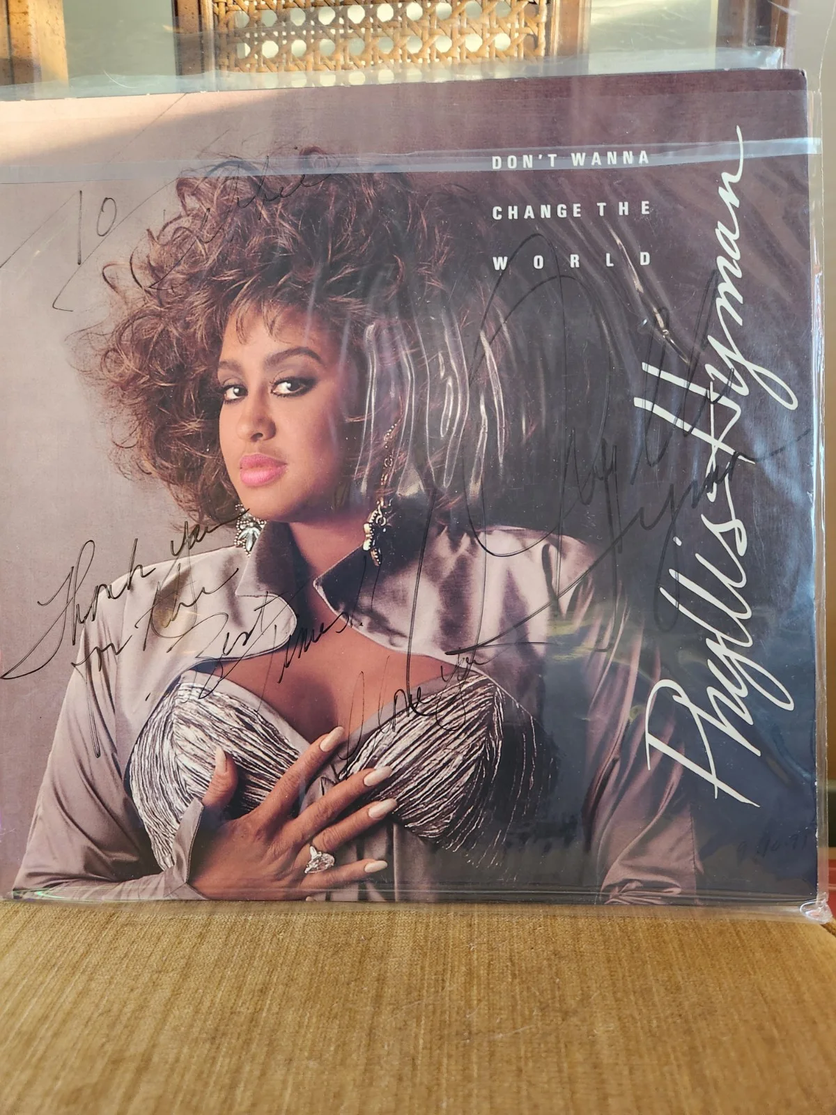 PHYLLIS HYMAN SIGNED TWO LPS-COA'S FROM ROGER EPPERSON., image 2
