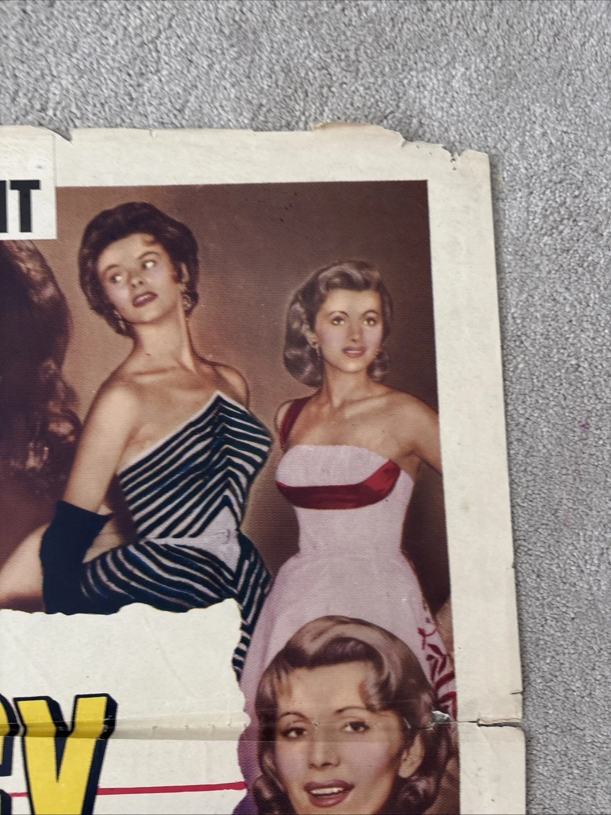They Were So Young (1955) Original US One Sheet Movie Poster, image 4