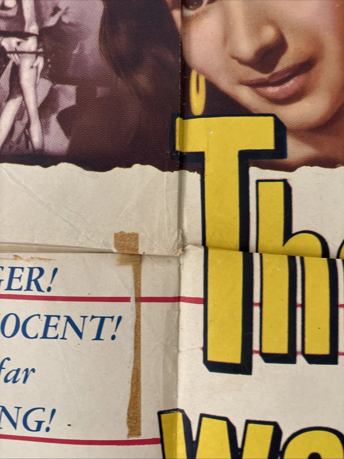 They Were So Young (1955) Original US One Sheet Movie Poster, image 5