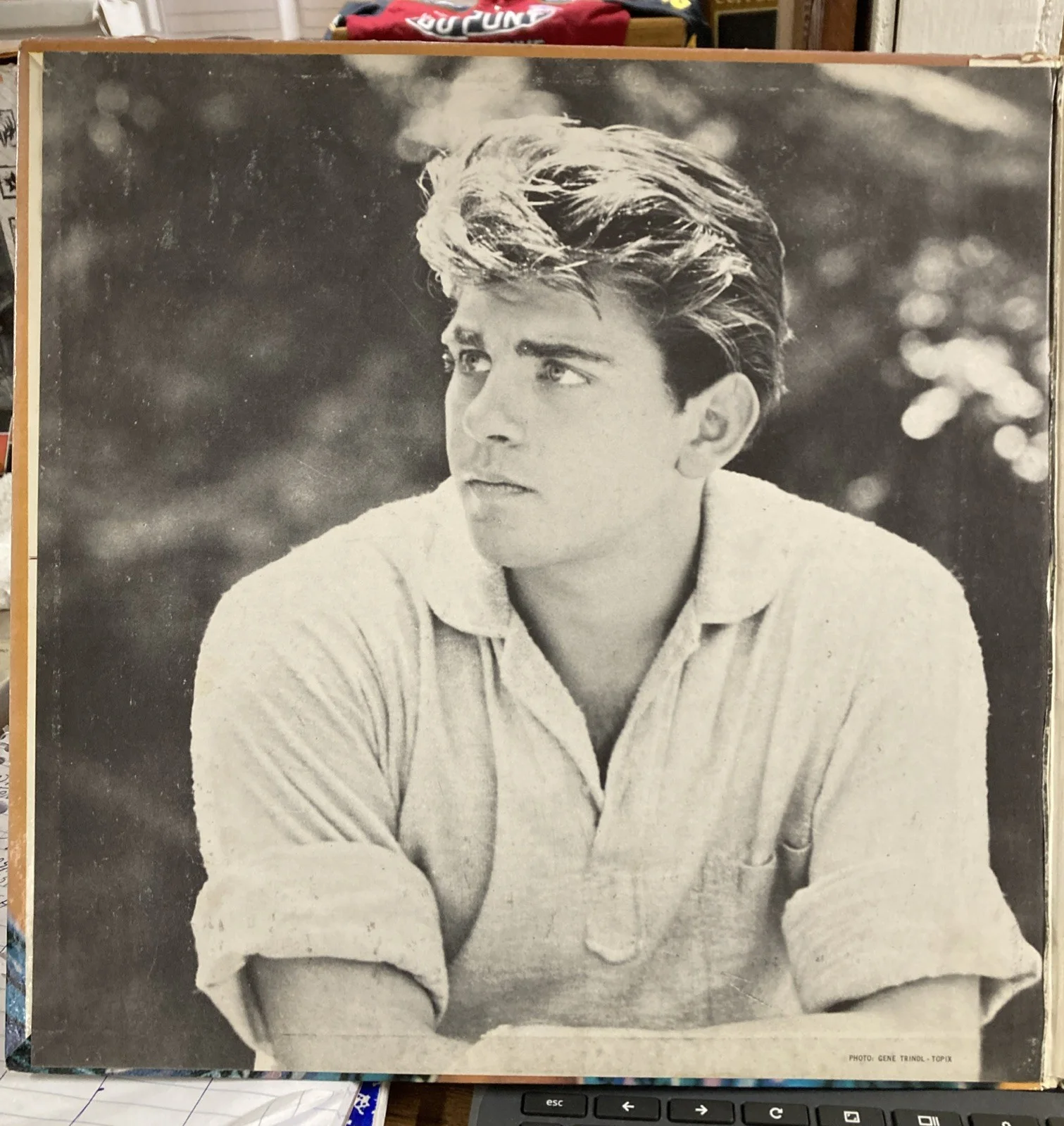FABIAN AUTHENTIC AUTOGRAPHED ALBUM COVER, image 4